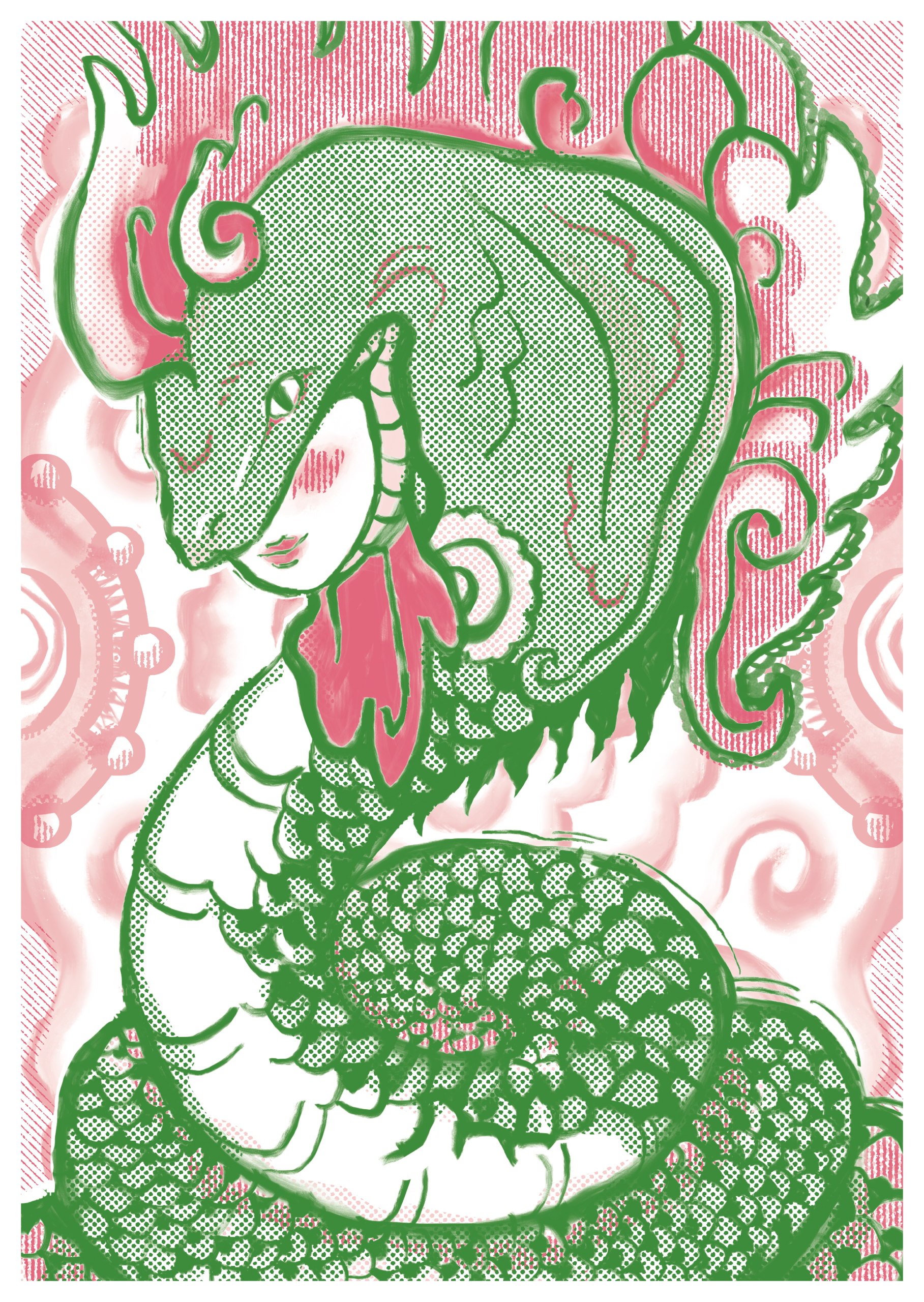 Girlfriends (green snake)